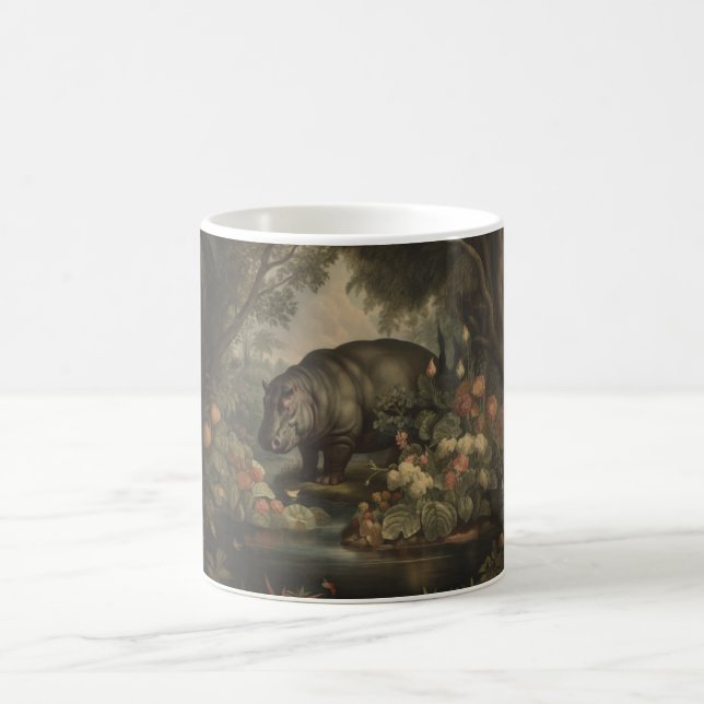 Vintage Botanical Hippo Kaffemugg (Center)