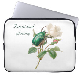 vintage botanical Mamma's Garden Flowers Laptop Fodral