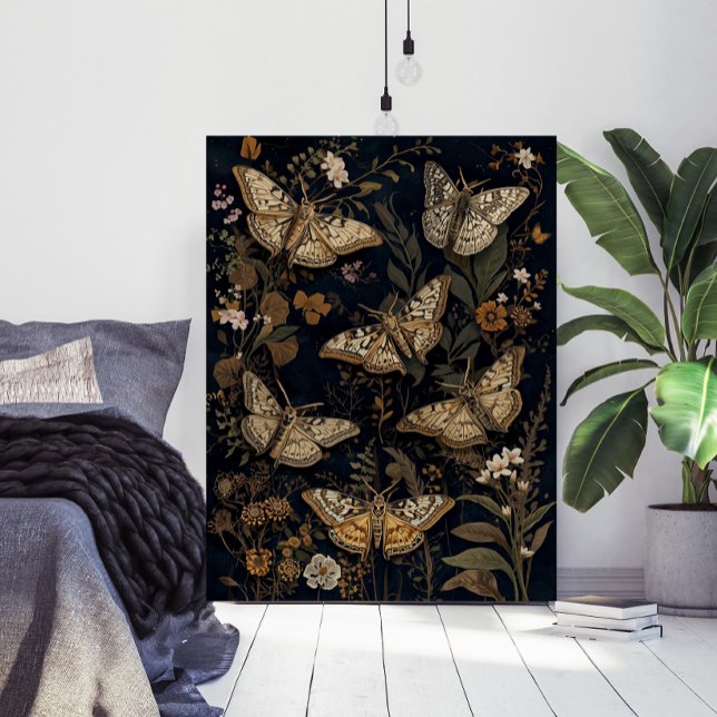 Vintage Botanical Moths & Flowers  Poster (Skapare uppladdad)