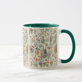 Vintage Botanical Pattern Mugg