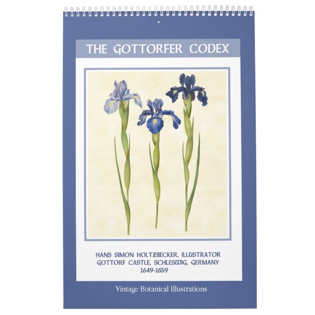 Vintage Botanical - The Gottorfer Codex 2027 Kalender (Omslag)