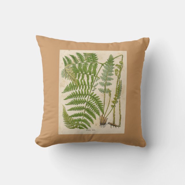 Vintage Botanicals Illustrations Kudde (Framsida)