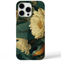 Vintage Botanisk Blommig iPhone-fodral | Elegant