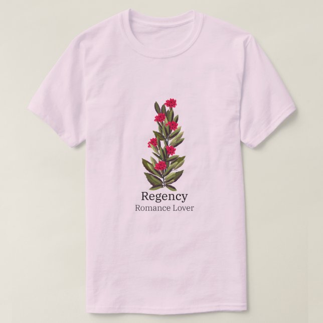 Vintage Botanisk Blommig Unisex T-Shirt (Design framsida)