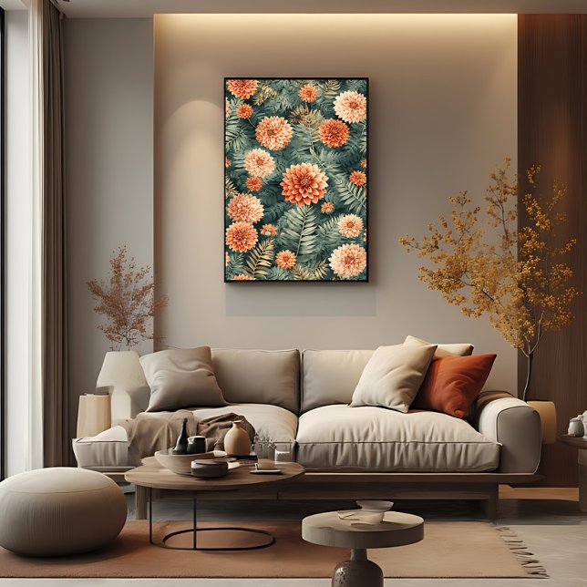 Vintage botanisk elegans poster (Skapare uppladdad)