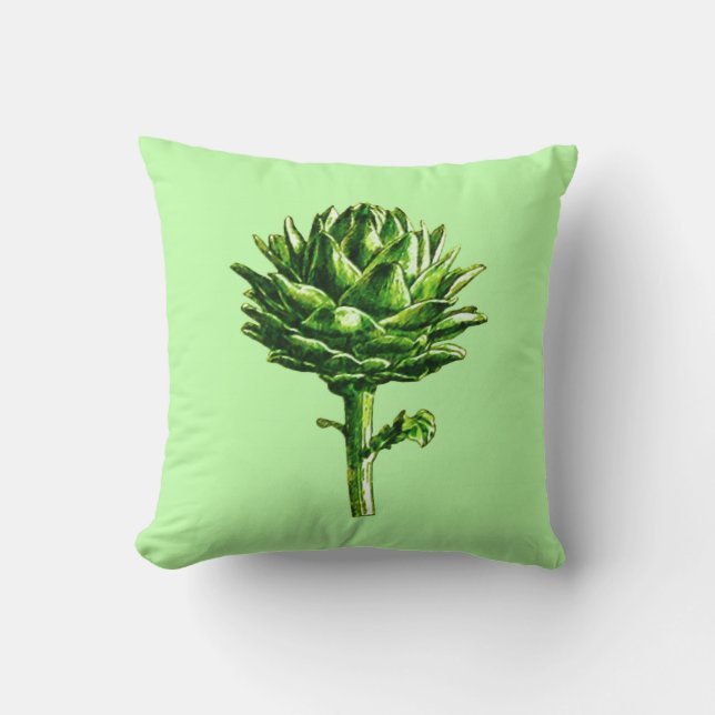 Vintage botanisk illustration, artichocke kudde (Framsida)