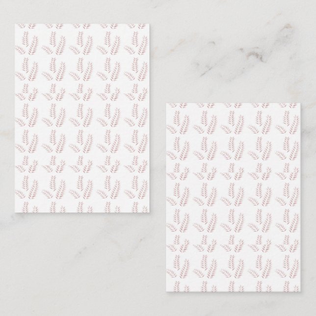 Vintage Botanisk illustration - Elegant Blommigt A Anteckningskort (Fram/baksida)