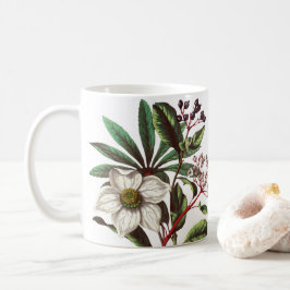 Vintage Botanisk jul Ro Flower Bouquet Kaffemugg