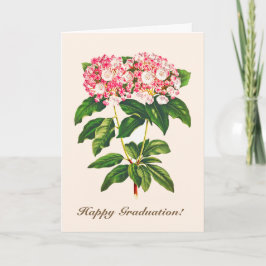 Vintage Botanisk Kalmia Blomma Kort