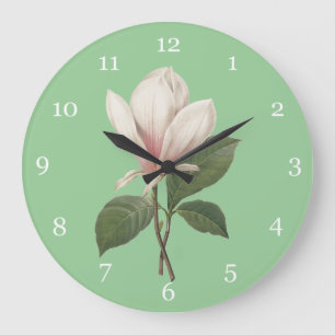 vintage botanisk magnolisk blomma stor klocka