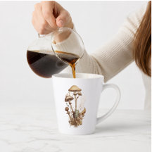 Vintage Botanisk Svampmugg | Cottagecore Skog