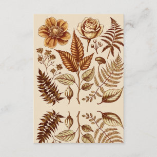 Vintage Botaniska bliss Tilläggskort