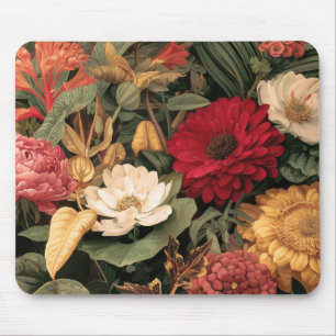 Vintage botaniska illustrationer musmatta