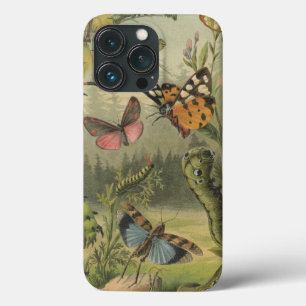 Vintage Botaniska Insektra Fodral-Mate iphone case