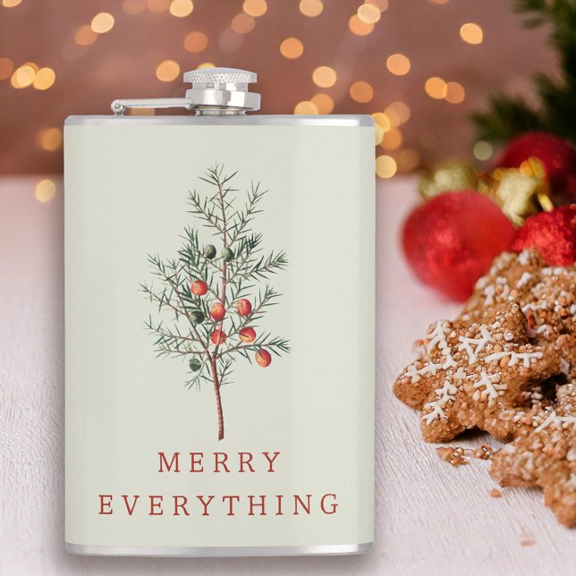 Vintage Botaniska julgranen Greenery Fickplunta (Skapare uppladdad)