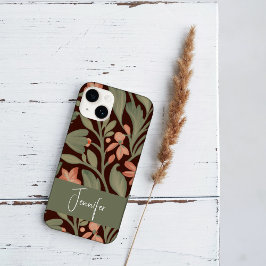 Vintage Botaniska konst och hantverk stil