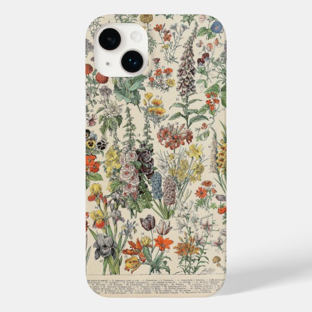 Vintage Botaniska Mönster (Baksida)