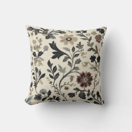 Vintage Botaniska Mönster Pillow Kudde