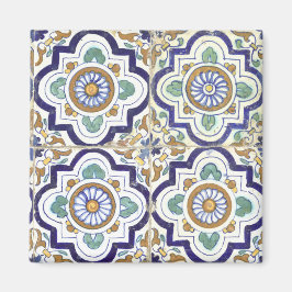 Vintage Botaniska prydnadsbrickor Mönster Magnet