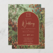 Vintage Botaniska Terracotta Blommigtar Arch BRÖLL