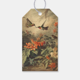 Vintage botaniskt anpassade av hummer presentetikett