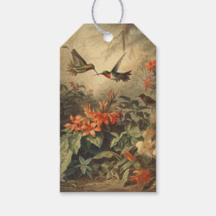 Vintage botaniskt anpassade av hummer presentetikett