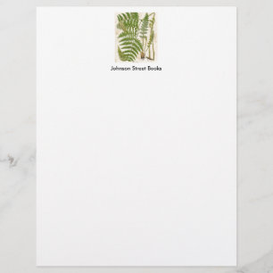 Vintage Botaniskt blad - Fern Brevhuvud