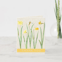 Vintage Botaniskt dil-Tack Tack Kort