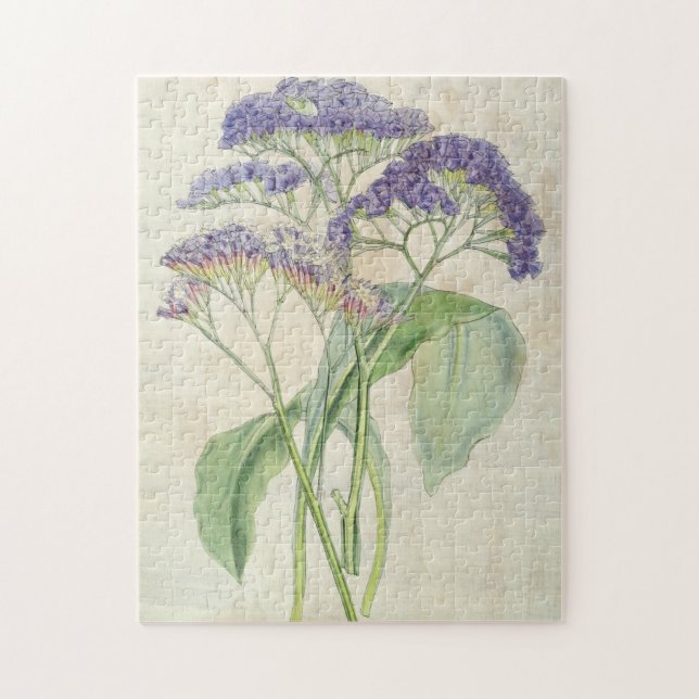 Vintage botaniskt profuse-Flowered Statice Pussel (Vertikal)