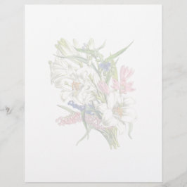 Vintage Botaniskt sida