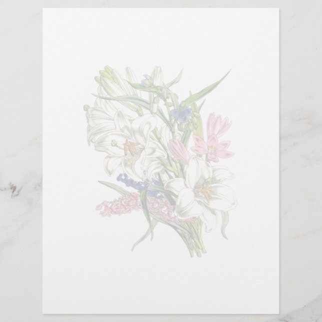 Vintage Botaniskt sida (Framsida)