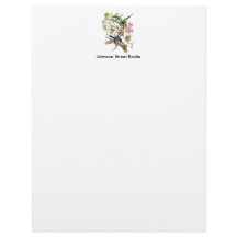 Vintage Botaniskt sida