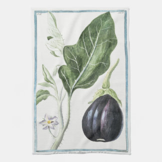 Vintage Botaniskt uttjänt/utplanterat kökshandduk