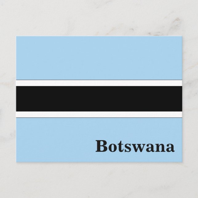 Vintage Botswana reseturism Vykort (Framsida)