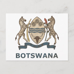 Vintage Botswana Vykort