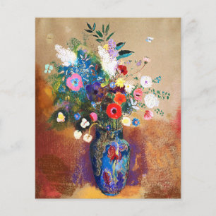 Vintage Bouquet av Flowers av Odilon Redon