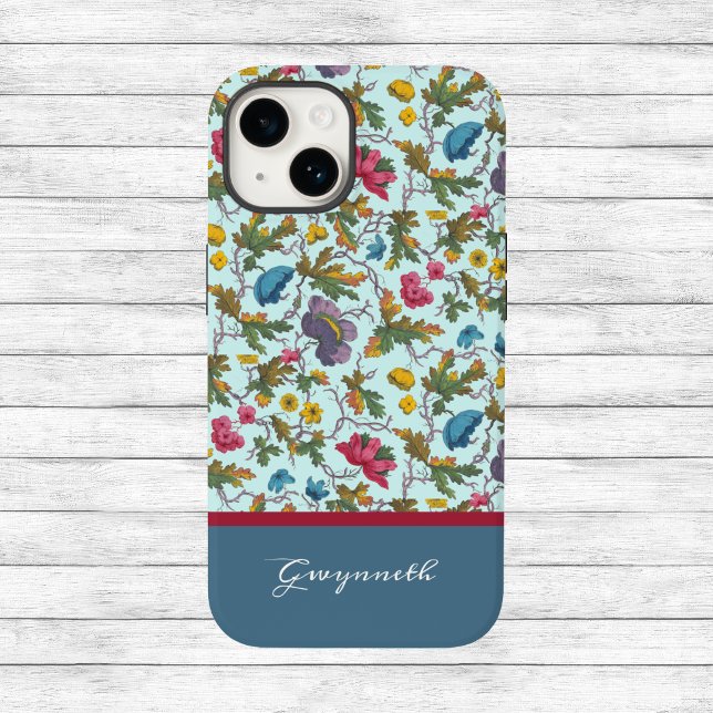 Vintage Bouquet med poppies Illustration och Namn (Skapare uppladdad)