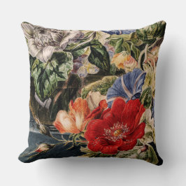 Vintage Bouquet of Flowers Kudde
