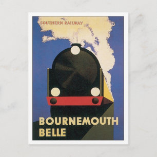 Vintage Bournemouth Southern Railway Vykort