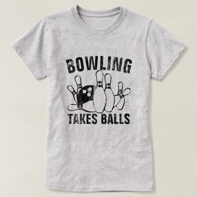 Vintage Bowling Balls Tröja (Design framsida)