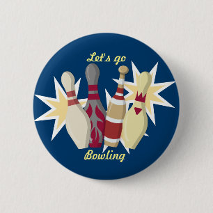 Vintage Bowling Thmet Knapp