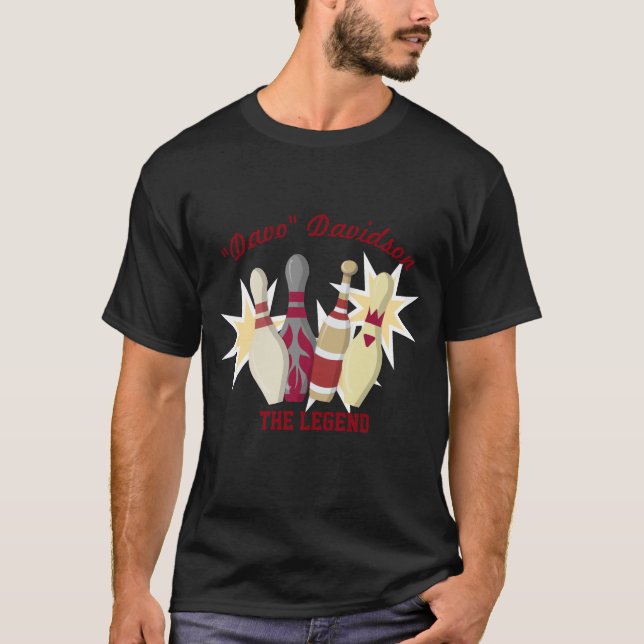 Vintage Bowling Thmet Tee (Framsida)