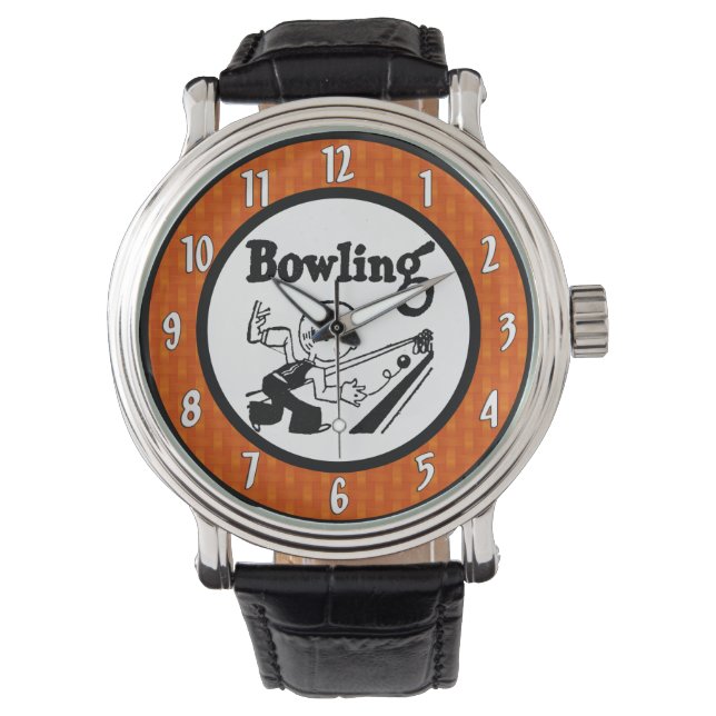 Vintage Bowling Watch Armbandsur (Framsida)