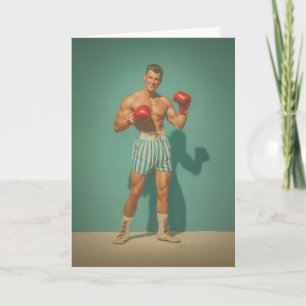 Vintage boxare i stripade shorts kort