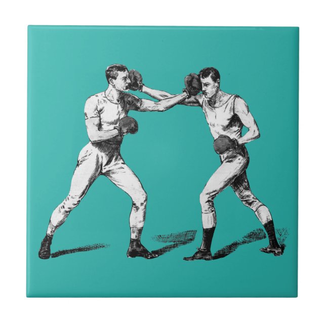 Vintage Boxing Kakelplatta (Framsidan)
