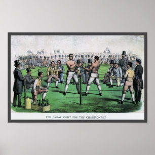 Vintage Boxing, Underbar kamp för mästerskapet Poster