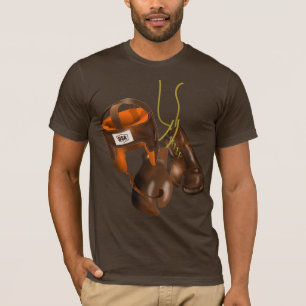 Vintage Boxinghandskar och hjälm T Shirt