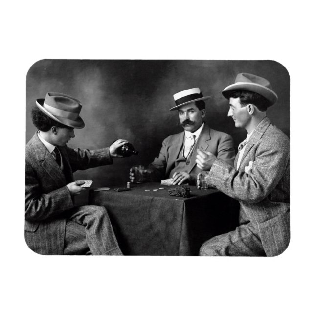 Vintage Boys Natt ut Magnet (Horisontell)