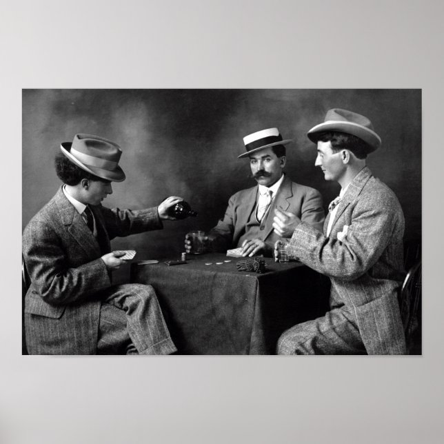 Vintage Boys Natt ut Poster (Framsidan)