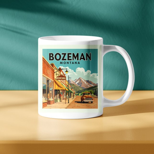 Vintage Bozeman Montana Kaffemugg (Skapare uppladdad)